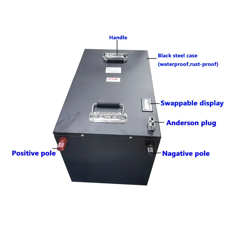 GTK 72V battery lifepo4 40AH 80AH 100AH 120AH 150AH 200AH 250AH 300AH for 1000W 2000W Energy Storage RV Hybrid Car
